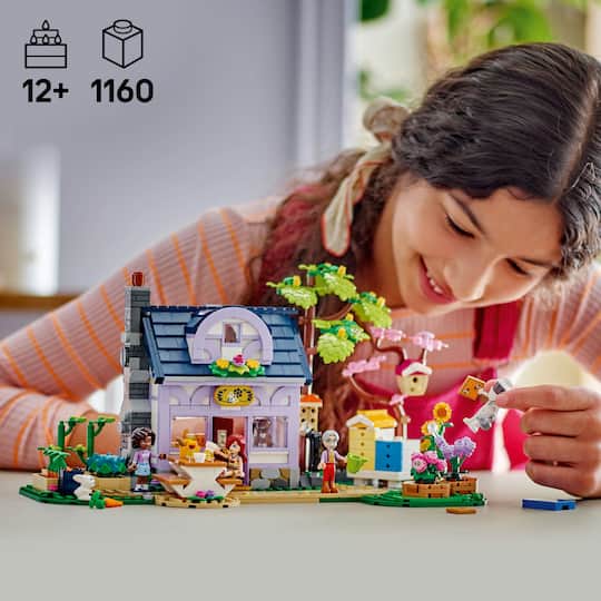 LEGO® Friends Beekeepers’ House and Flower Garden Building Kit 42669